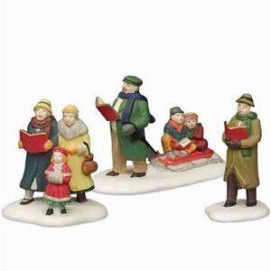 ▪️Department 56 Caroling Thru The city Set of 3